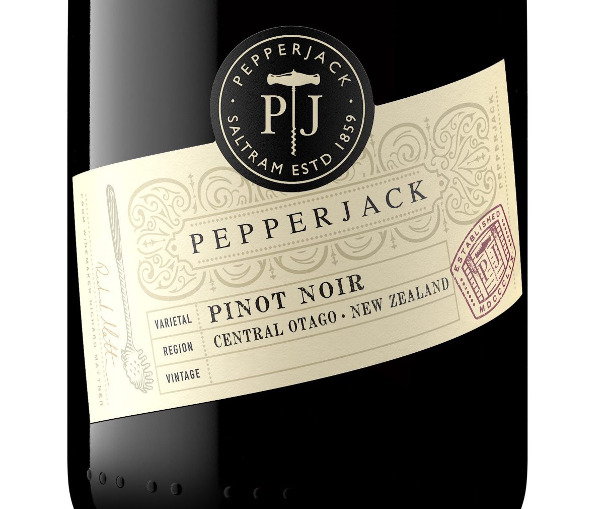 Otago wine Pepperjack Pinot Noir