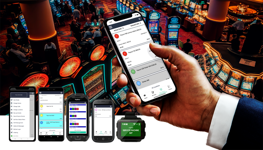 Responsible gaming monitoring system accessed on an app at a poker machine gaming venue.