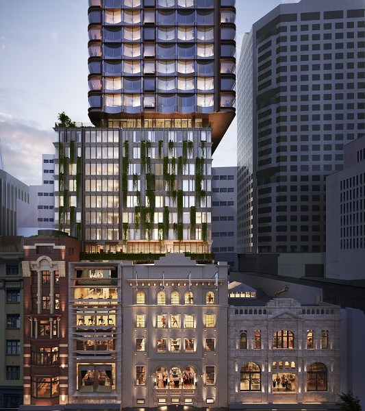 City Tattersalls Club redevelopment rendering