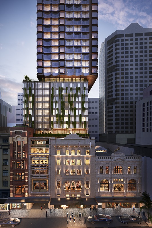 City Tattersalls Club redevelopment rendering