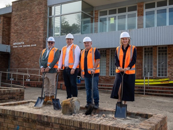 Bronte SLSC upgrade underway