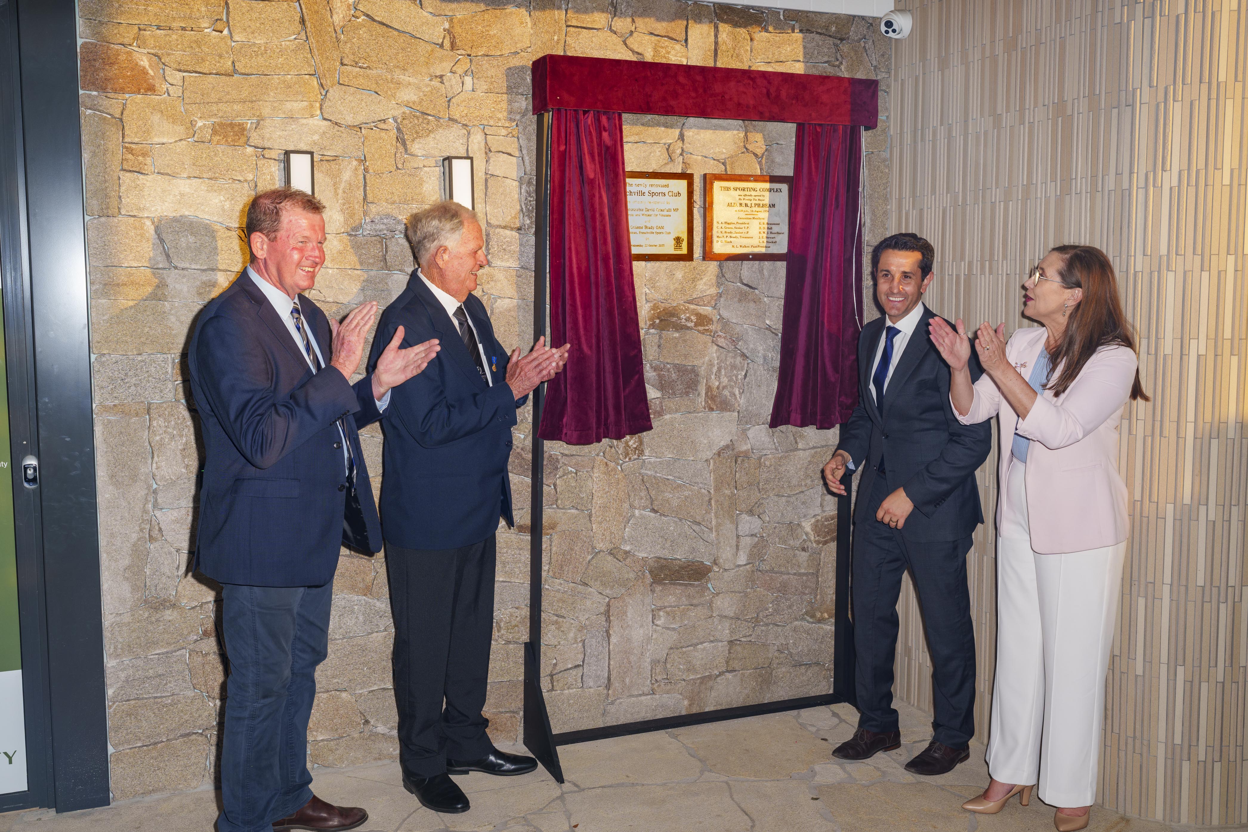 Queensland premier reopens Frenchville Sports Club